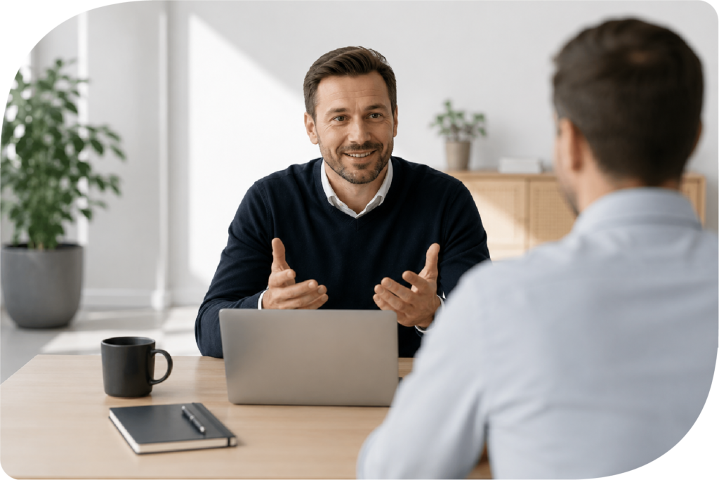 Møde med Nordic CRM konsulent om Zoho CRM, automatisering og optimering af virksomhedens workflows
