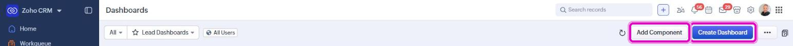 Create Dashboard og Add Component